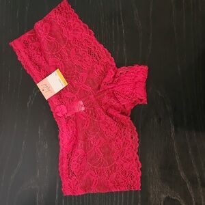 Jezebel Red Floral Lace Panty Briefs